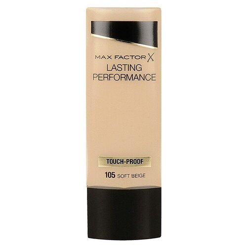 Max Factor Тональный крем Lasting Performance, 35 мл/35 г, оттенок: 105 Soft Beige, 1 шт.