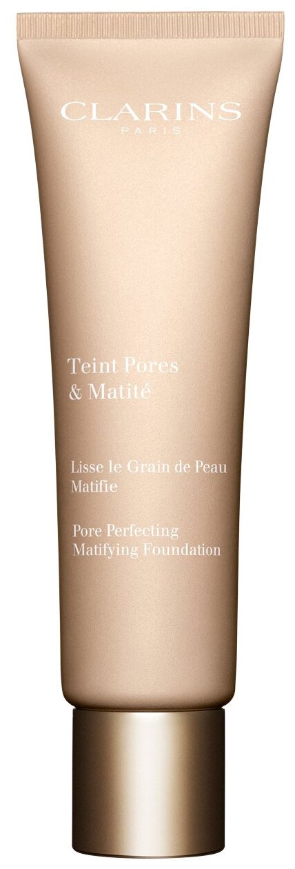 Clarins Тональный крем Teint Pores & Matité, 30 мл, оттенок: 04 nude amber