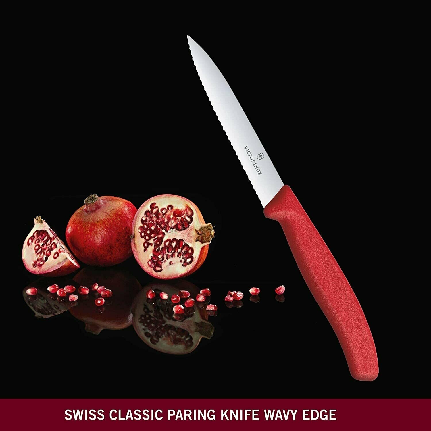 Нож кухонный Victorinox Swiss Classic (6.7731) стальной разделочный для овощей лезв.100мм серрейт. з - фото №4