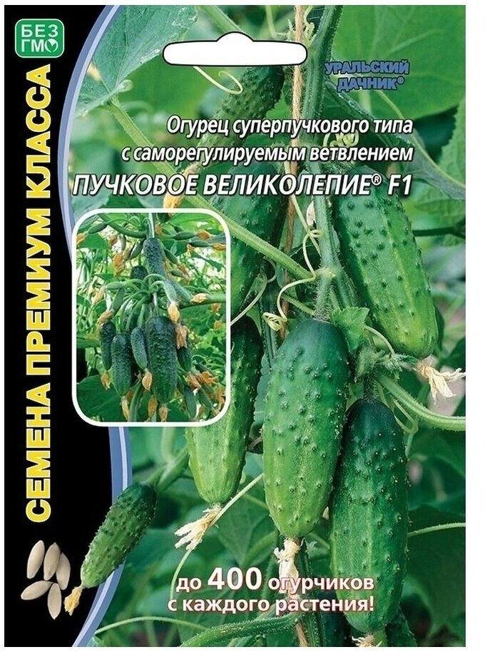 Семена огурец Пучковое Великолепие F1 Уральский Дачник
