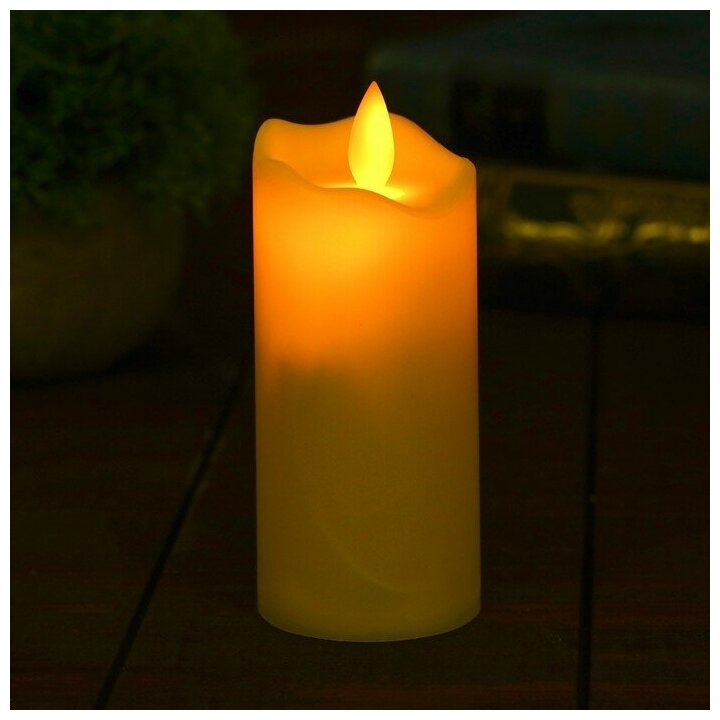 Свеча светодиодная "Пламя", горит жёлтым - фотография № 3