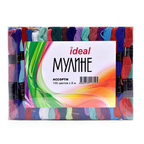 фото Набор мулине "ideal", 100 цветов, 8 м