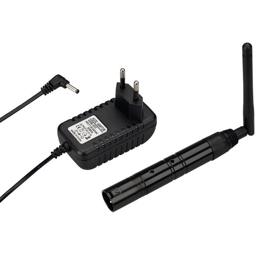 Усилитель SMART-DMX-Transmitter Black (5V, XLR3 Female, 2.4G) (Arlight, IP20 Металл, 5 лет)