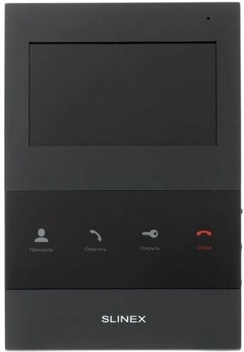 Монитор для домофона/видеодомофона Slinex SQ-04 черный - фотография № 9
