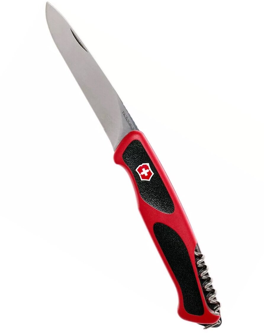 Нож перочинный Victorinox RangerGrip 52 (0.9523.C) 130мм 5функций красный/черный карт.коробка - фото №12