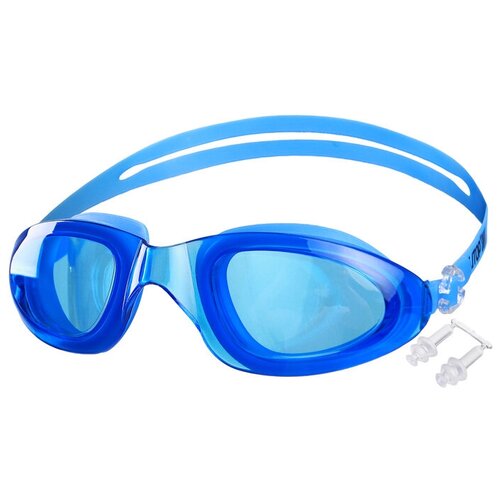 фото Очки для плавания + беруши, взрослые mikimarket