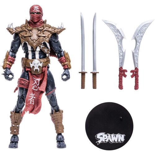 фигурка mcfarlane toys спаун мортал комбат mortal kombat spawn gold label action figure Фигурка McFarlane Ниндзя Спаун Spawn: Ninja Spawn 18 см