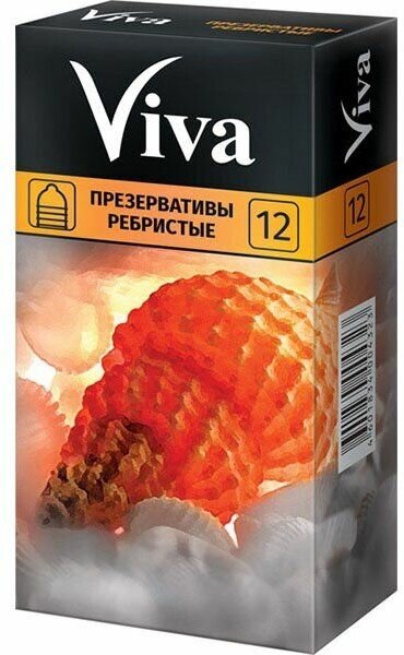 Презервативы ребристые Viva/Вива 12шт