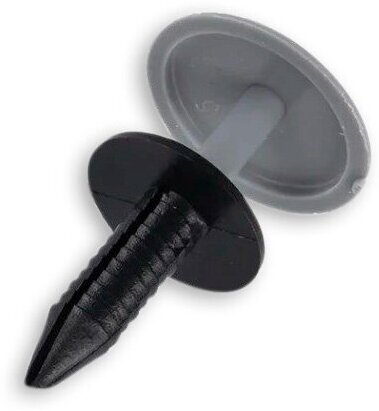 фото Клипсы (пистоны) обивки салона Газель (папа-мама) серый 20 шт