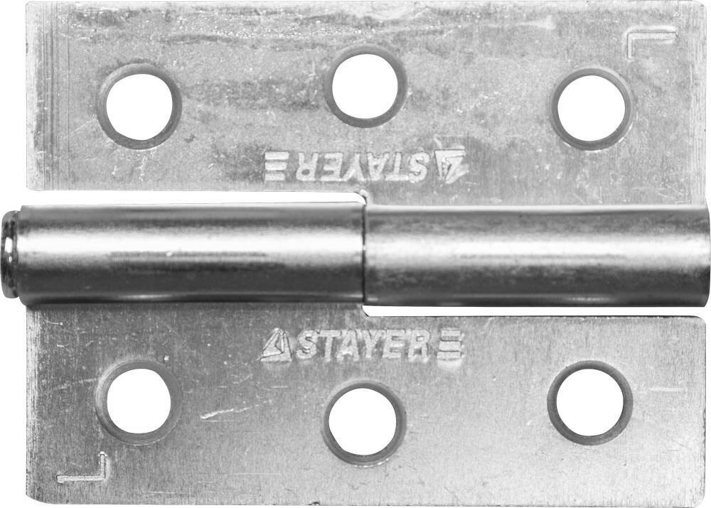 Петля дверная разъемная белый цинк левая 65мм Stayer 37613-65-1L - фотография № 2