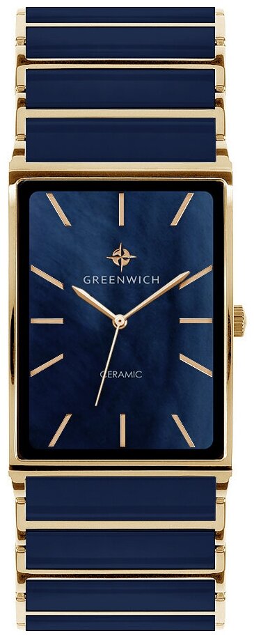 Наручные часы GREENWICH Наручные часы Greenwich GW 521.40.36, золотой, синий