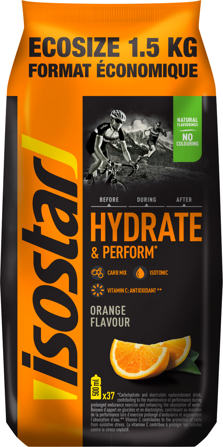 Изотоник ISOSTAR Hydrate and Perform Powder 1 пакет = 1.5 кг, Апельсин