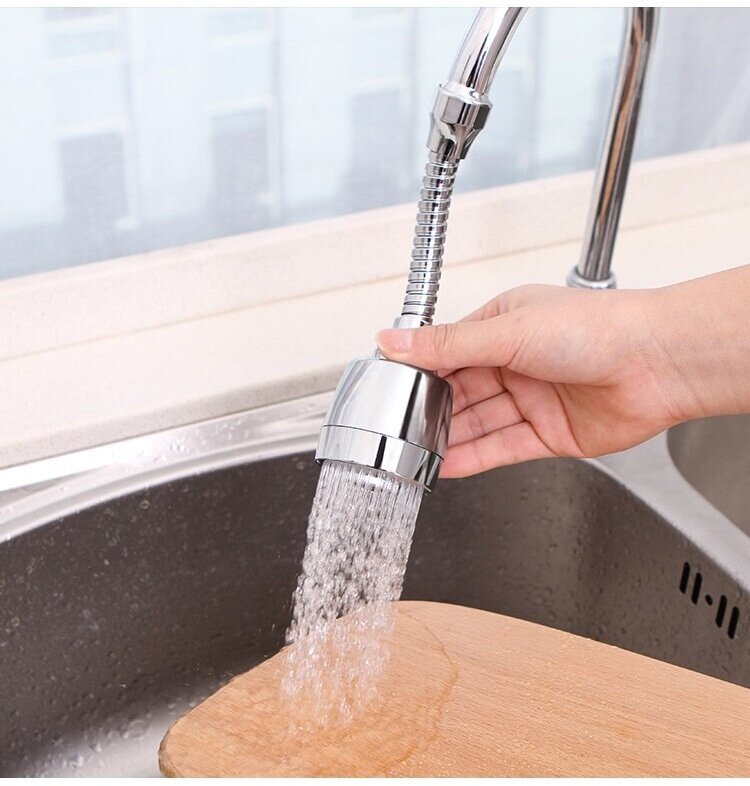 Фотографии Аэратор OneTeamGroup, нержавеющая сталь, хром, 2 режима, гибкий шланг