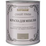 RUST-OLEUM Краска для мебели ультраматовая RUST-OLEUM Rust Oleum Chalky Finish (750 мл) антрацит - изображение