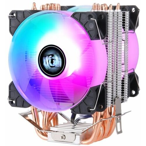 Кулер для процессора QiuZhi QZ906-2Y-RGB-PWM 4-pin 180 Вт RGB подсветка