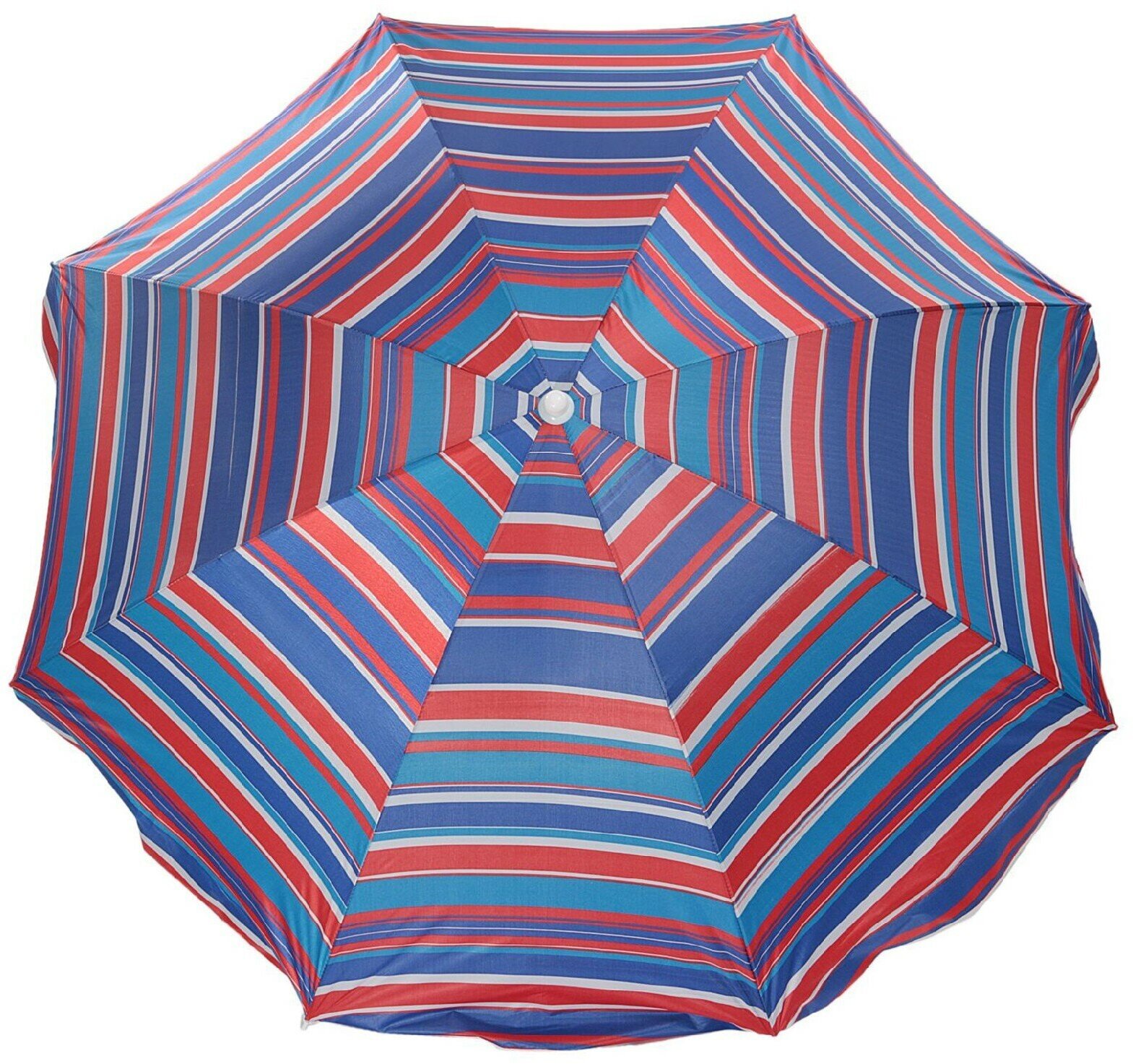 Зонт пляжный «Модерн» с серебряным покрытием, d=150 cм, h=170 см, микс - фотография № 6