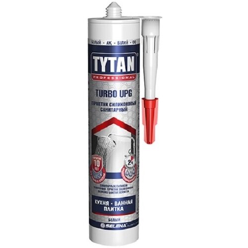 TYTAN Professional UPG Turbo герметик силиконовый санитарный, белый, 280 мл