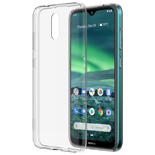 фото Чехол-накладка чехольчикофф для nokia 2.3 clearcase cc-123 прозрачный
