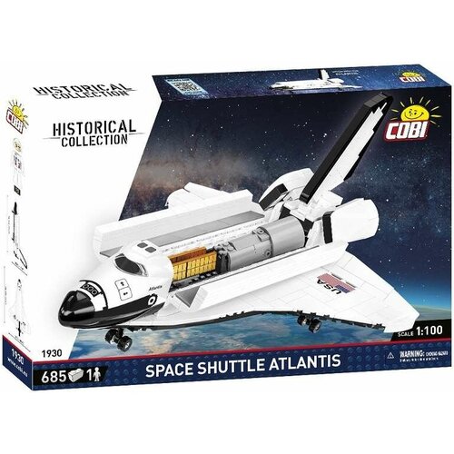 Конструктор Cobi Space Shuttle Atlantis - Космический корабль Атлантис, 685 деталей металлический 3d конструктор космический корабль enterprise space shuttle metal earth