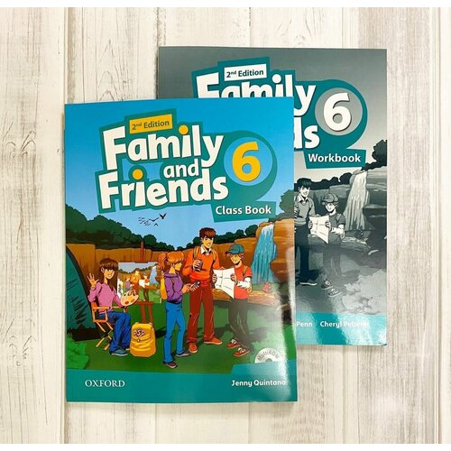 quintana jenny family and friends level 6 class book Комплект Family and Friends 6: Class book + Workbook + CD