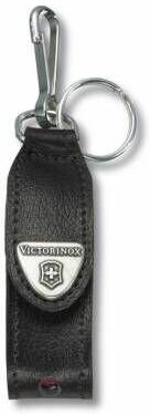 Чехол Victorinox Leather Hang Case (4.0515) кожа натуральная черный с карабином и отверстием для фонарика без упаковки