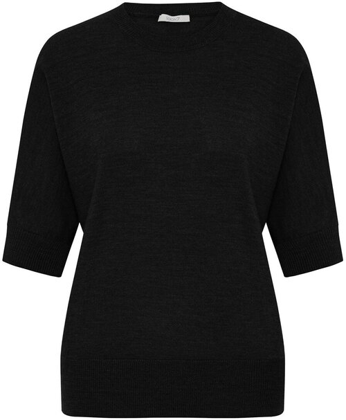 Пуловер look7, длинный рукав, размер s/m, черный
