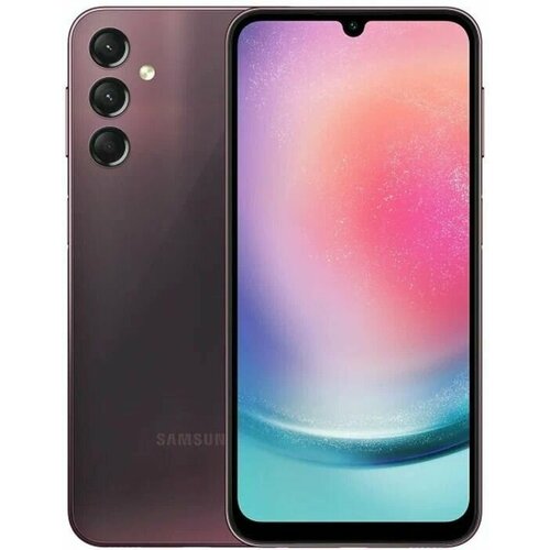 Смартфон Samsung Galaxy A24 6128 ГБ бордовый 2299900₽