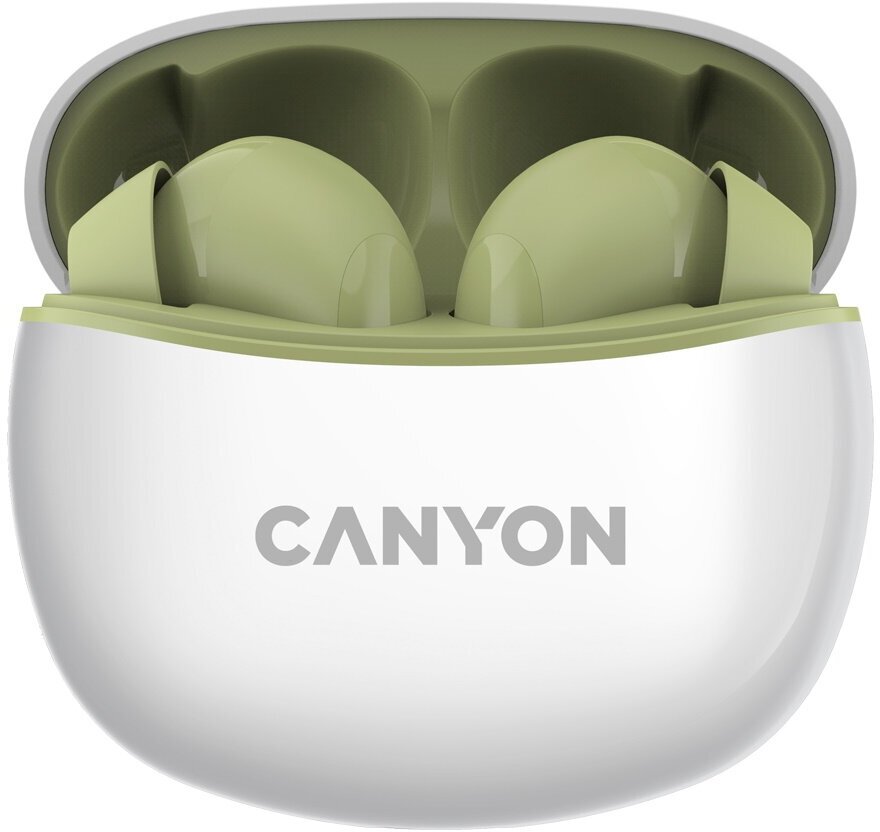 Наушники Canyon TWS-5 Bluetooth Green