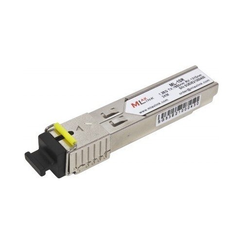 Трансивер MlaxLink ML-10R оптический одноволоконный SFP-WDM-03 км-1550/1310 нм-1,25 Гб/с