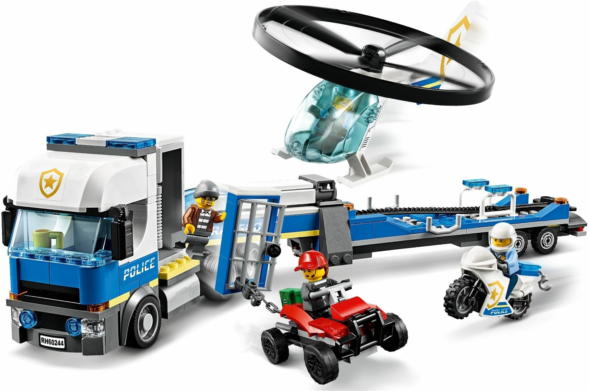 Lego Полицейский вертолётный транспорт