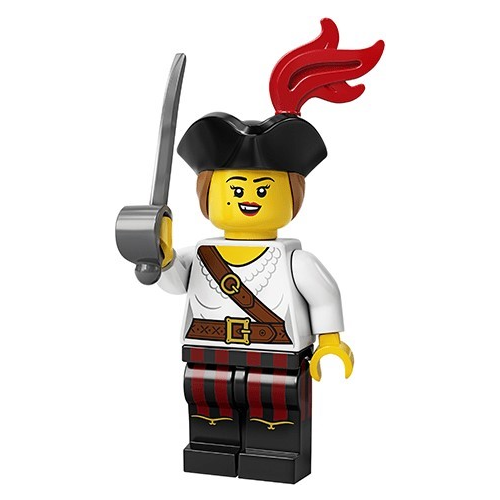 Конструктор LEGO Minifigures Series #20 71027-05 Девочка-пират / Pirate Girl (col20-5)