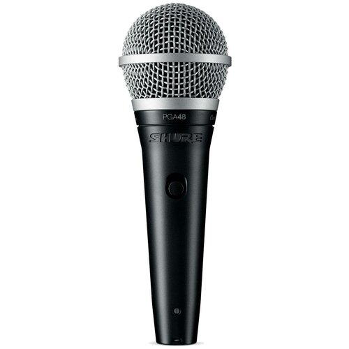 вокальный микрофон shure pga58 xlr e SHURE PGA48-XLR-E кардиоидный вокальный микрофон c выключателем