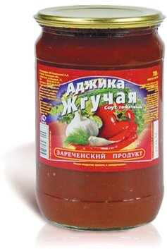 Соус томатный "Зареченский продукт" Аджика Жгучая 700 гр
