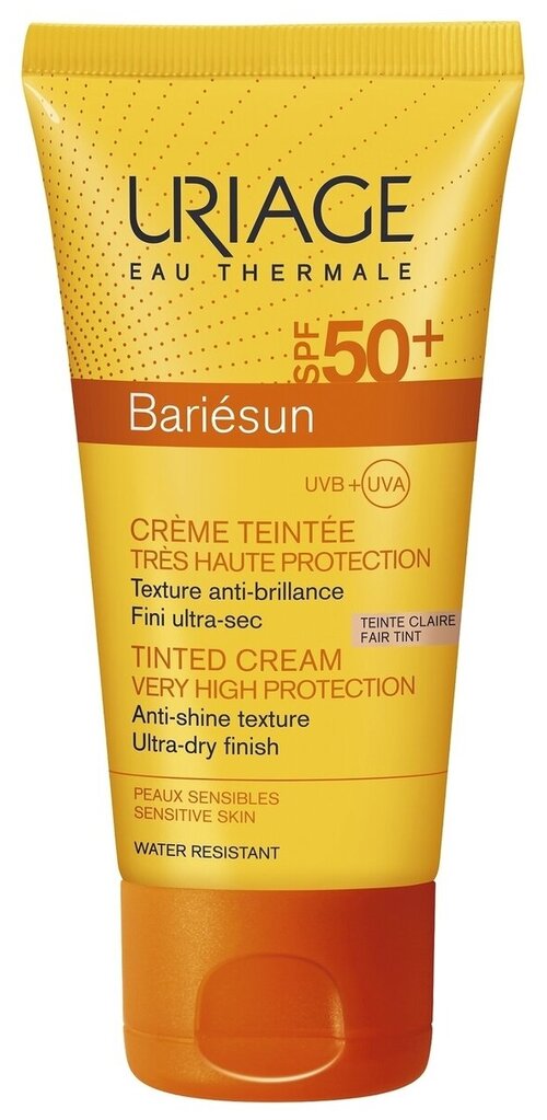 Uriage Тональный крем Bariesun, SPF 50+, 50 мл, оттенок: светлый