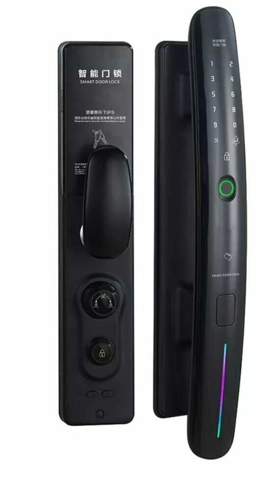 Умный дверной замок DiXiS Smart Door Automatic intelligent Fingerprint Lock DZ008A (Tuya) - Black