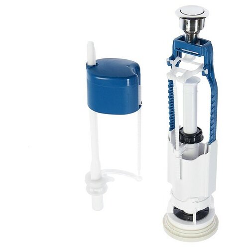 Арматура для смывных бачков уклад - 2 с нижней подводкой 12 однокнопочная хром 866₽