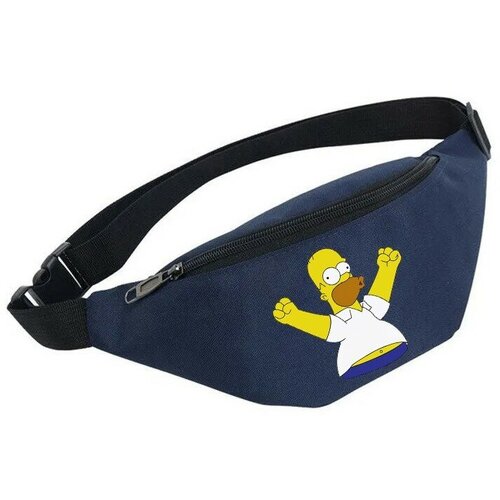 фото Сумка поясная noname, синий