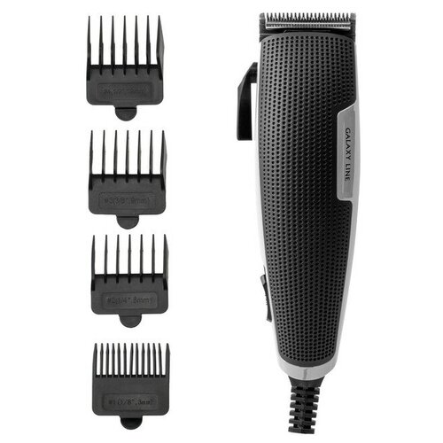 Машинка для стрижки Galaxy GL 4108 15 Вт 36912 мм нерж сталь от сети чёрная 153400₽