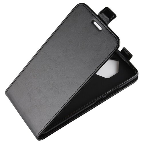 Чехол-флип для LG L60 X145 вертикальный откидной, черный