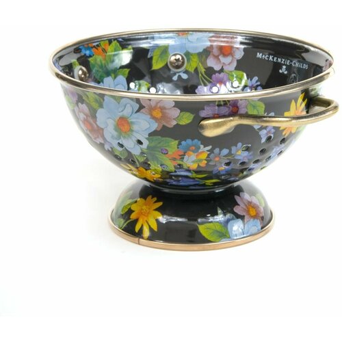 Дуршлаг малый FLOWER MARKET BLACK