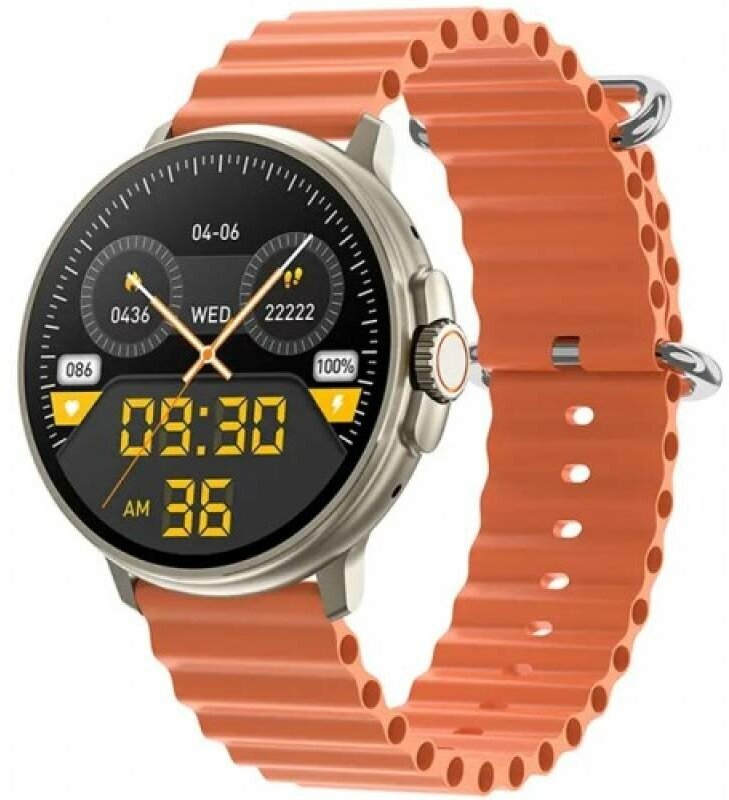 Умные часы BandRate Smart BRSLC306SOR с тонометром шагомером счетчиком калорий