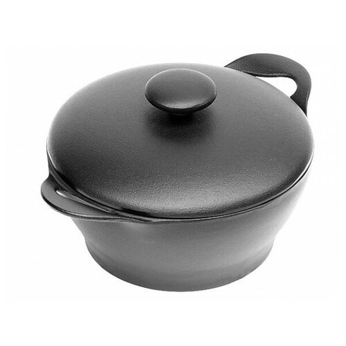 Чугунная кастрюля IWACHU 19,5см с крышкой, индукция 3,05кг