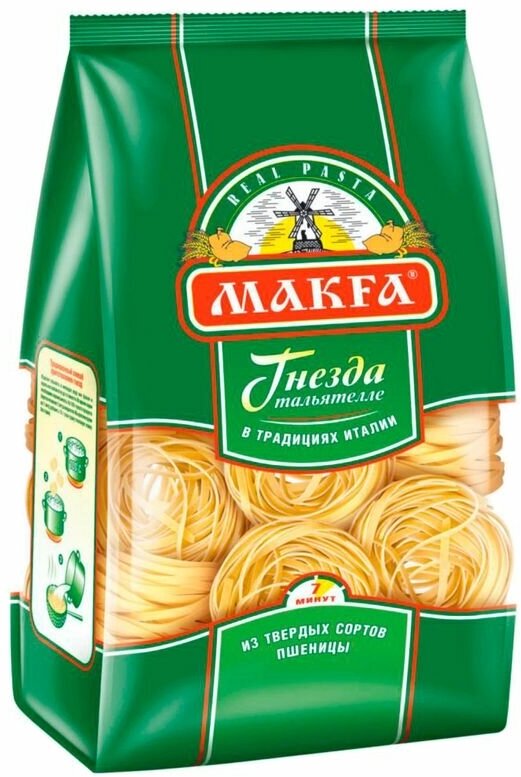 Макаронные изделия Гнёзда Makfa