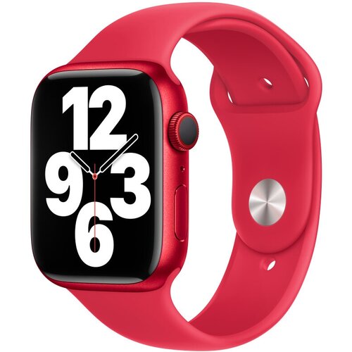 Спортивный ремешок Apple Sport Band Red M/L для Apple Watch 42-44-45-49mm MP7L3