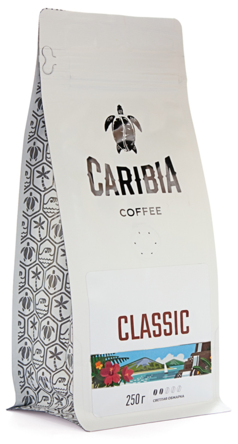 Кофе в зернах Caribia Arabica Classic 250 грамм