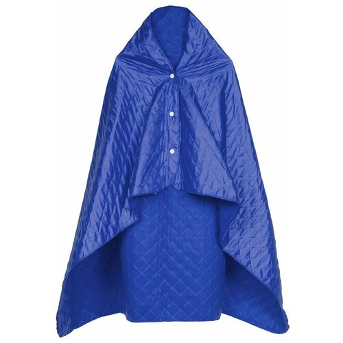 Плед-пончо для пикника SnapCoat, синий, размер 100х140 см