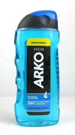 ARKO Men 2 в 1 гель для душа и шампунь COOL 260мл