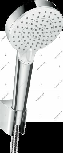 Crometta Vario 26692400 Душевой комплект (держатель, шланг, лейка) Hansgrohe - фото №13