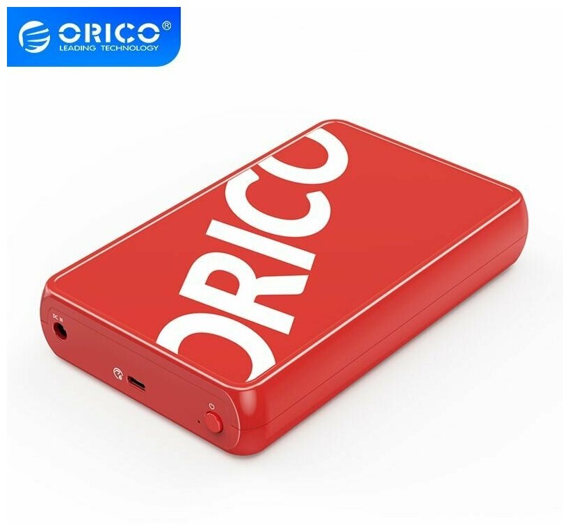 Корпус для жесткого диска, ORICO, красный (ORICO-CP35C3-RD-BP)