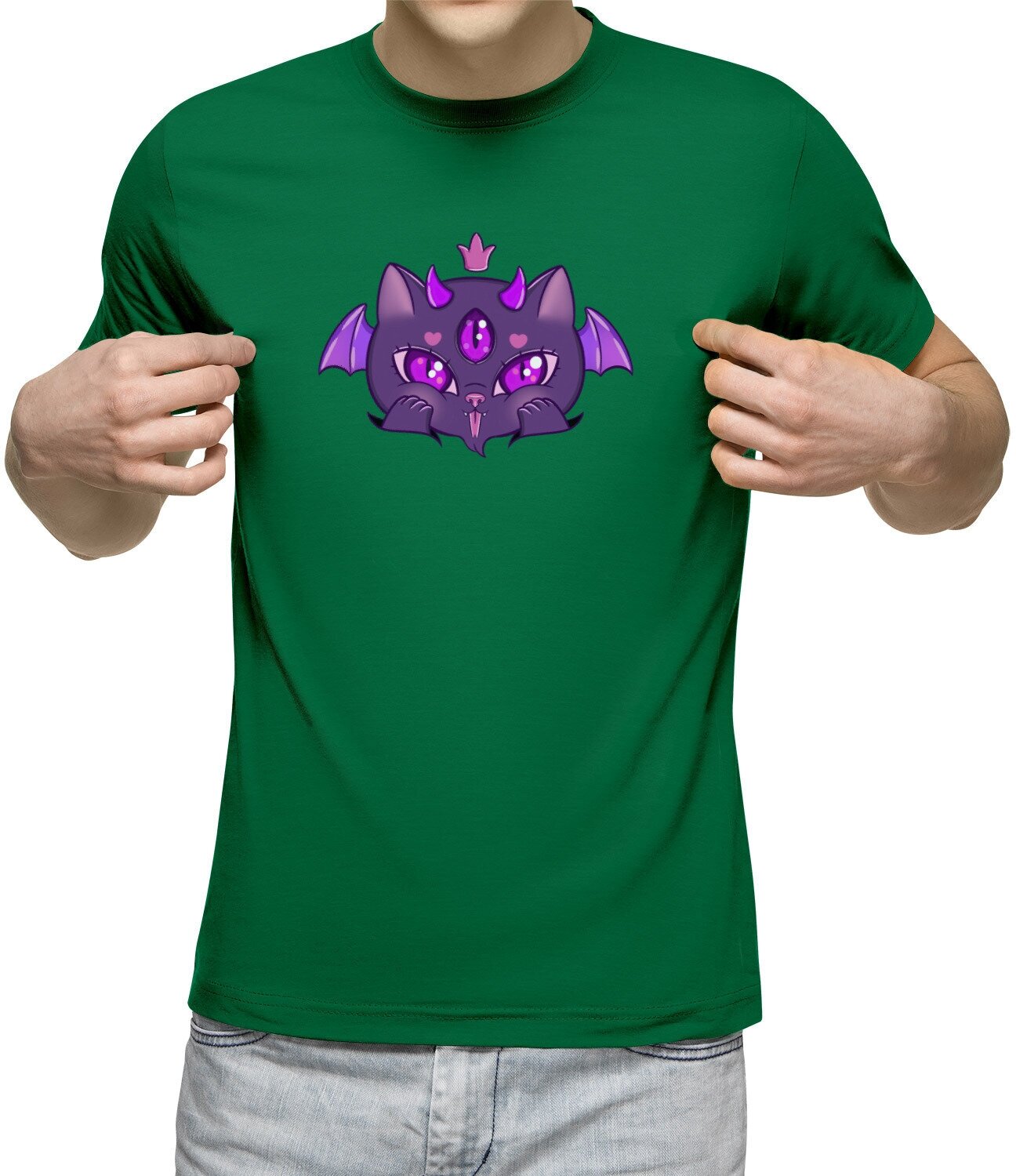 Мужская футболка «Sat cat» (S 